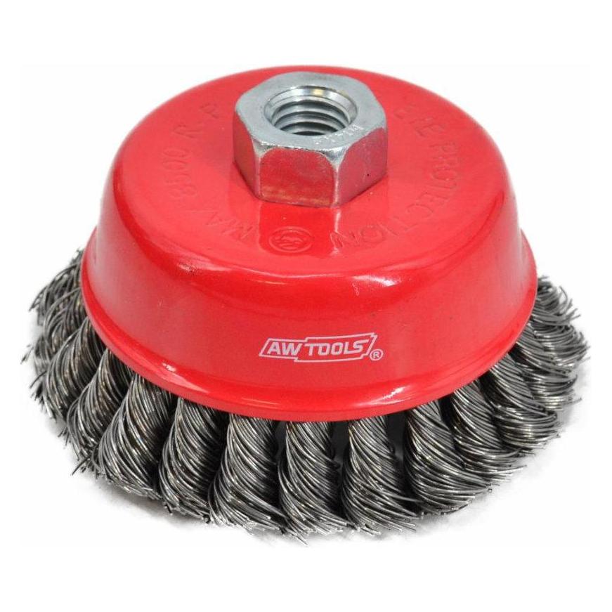 Awtools TASTE pinsel 75 mm / verdrehter Draht / Gewinde M14 (35614598)