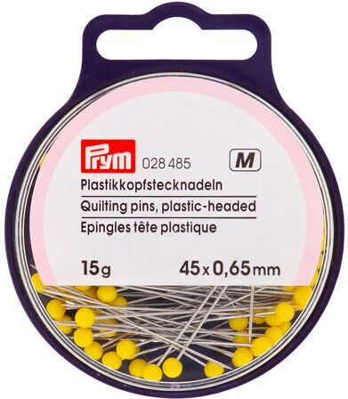 Prym Quiltstecknadeln, Länge: 45 mm, Inhalt: 15 g = ca. 110 Stück