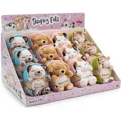 NICI 63130 Sortiment Kuscheltier Sleeping Pets 12cm 4 Designs (30 cm)
