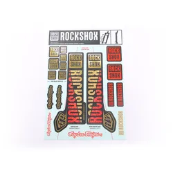 ROCKSHOX Sticker Decal Set für 35 mm Federgabel | Troy Lee Design far