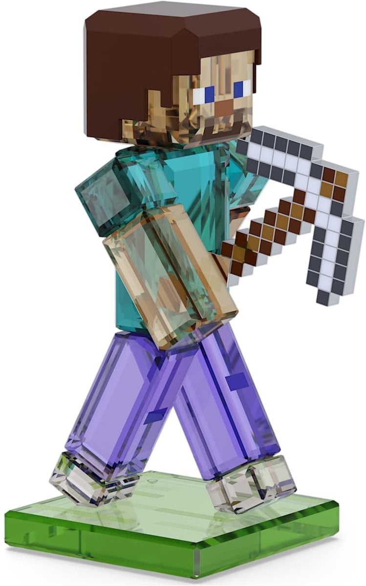 Swarovski Minecraft Steve 5701272 meerkleurig kristallen beeldje voor volwassenen
