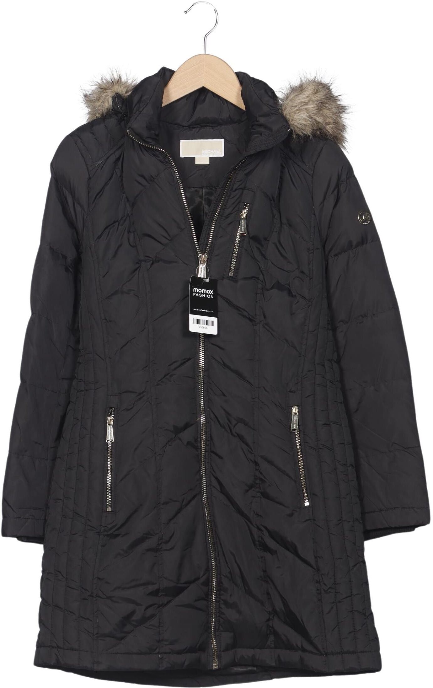 Michael Michael Kors Damen Mantel, Schwarz, Gr. S, Synthetik - Second Hand