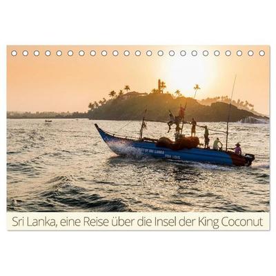 Sri Lanka, eine Reise über die Insel der King Coconut (Tischkalender 2027 DIN A5 quer), CALVENDO Monatskalender