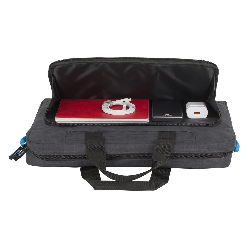 Rivacase 8058 black Laptop Bag 17.3 +wireless mou (17.30", Universal) (4260403575260)