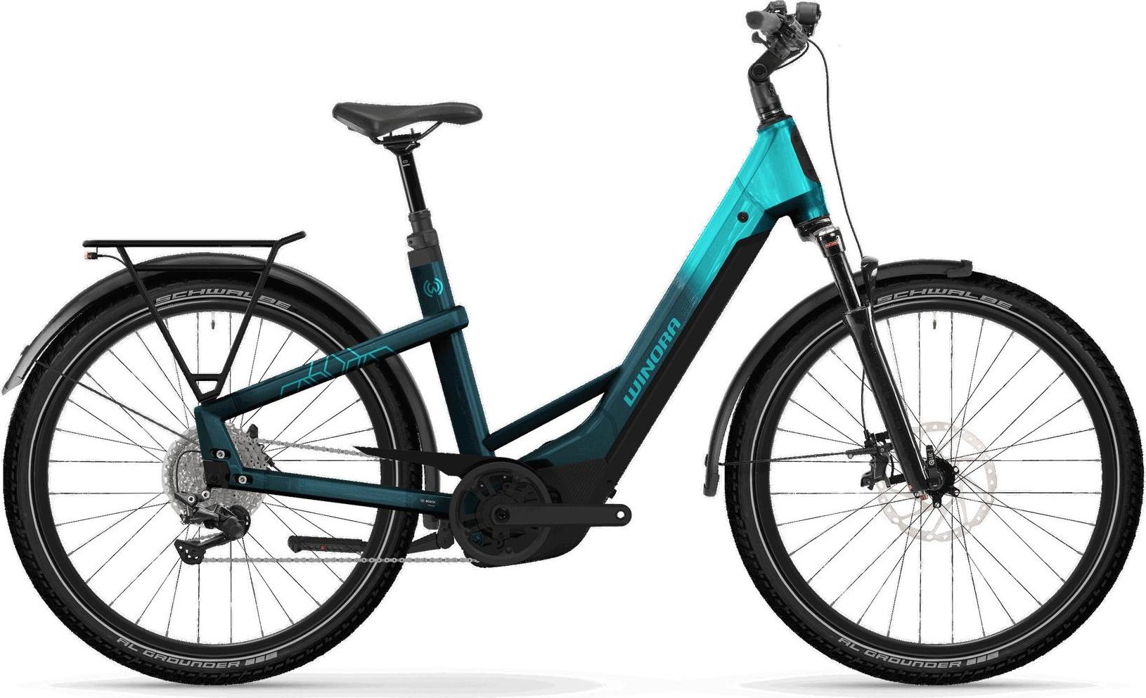 YAKUN X12 LOW i800Wh 12-G Deore 25 WIN BCXK GL_blue/aqua Rh L - E-City Bike.