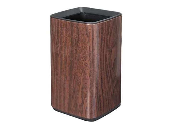 Haushaltsmülleimer Oben Offener Mülleimer for Schlafzimmer(Brown red)
