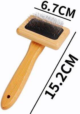 Uplifted Finds Pet Hair Remover Brush Dog Grooming Comb And Cat Massage Brush wooden Brush S