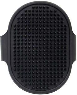 Happy Pet Pantry Paw Spa Silicone Pet Grooming Bath Brush & Hair Remover For Dogs And Cats black
