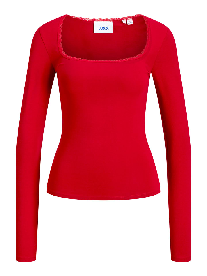 JJXX Longsleeve "Isabella" in Rot - M