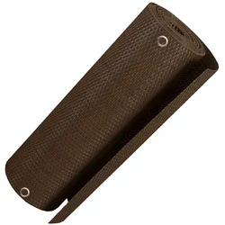 NYVI Polyrattan Balkon Sichtschutz Privafence - Balkonbespannung mit Metallösen - UV-fest, Wetterfest, Blickdicht 300x90 cm Braun