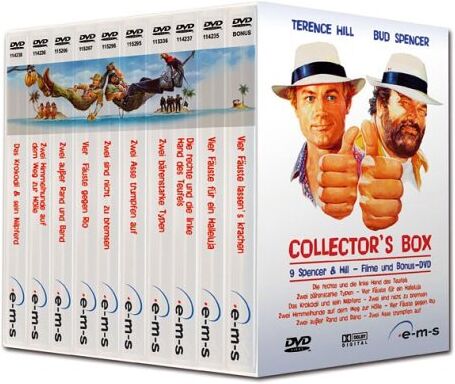 E.B. Clucher - Bud Spencer / Terence Hill Collector's Box (10 DVDs) - Preis vom 09.10.2026 07:28:09 h