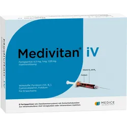 Medivitan iV Fertigspritzen bei Vitamin B-Mangel 8 St Fertigspritzen