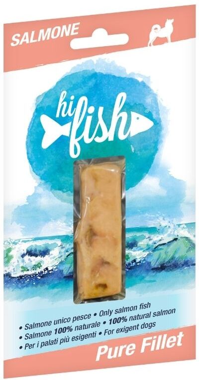 Hi Fish Snack per Cane Pure Fillet Salmone 25GR SALMONE