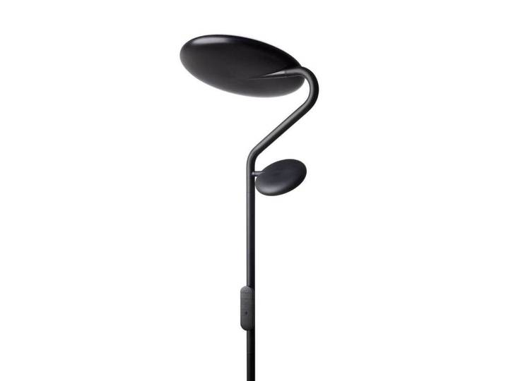 Slim Uplight Lampadaire Noir - Halo Design - Salon / séjour - Métal