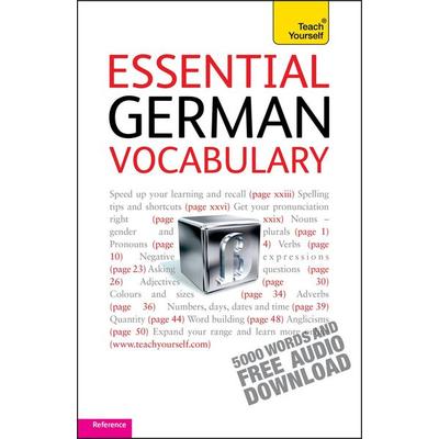 Teach Yourself. Essential German Vocabulary, Taschenbuch von Lisa Kahlen, Hodder And Stoughton, 978-1-4441-0364-9