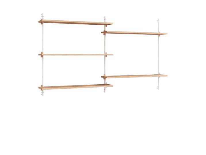 MOEBE Moebe wall shelving ws.85.2.B Chêne-blanc