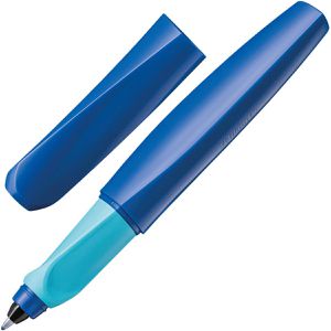 Pelikan Tintenroller Twist Deep Blue 814782, Gehäuse dunkelblau, 0,3mm, Schreibfarbe blau