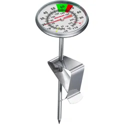 WESTMARK Milch-Thermomter mit Clip Thermometer silber
