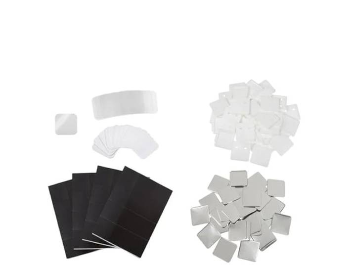 Badge Making Kit 50/100 stücke 50 * 50mm Für Platz Metall Abzeichen Pin Taste Kühlschrank Magnet DIY Herstellung Für Button Maker maschine Button Press Maschine(100Pcs Fridge magnet)
