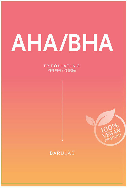 Barulab The Clean máscara vegana esfoliante AHA/BHA 23 gr