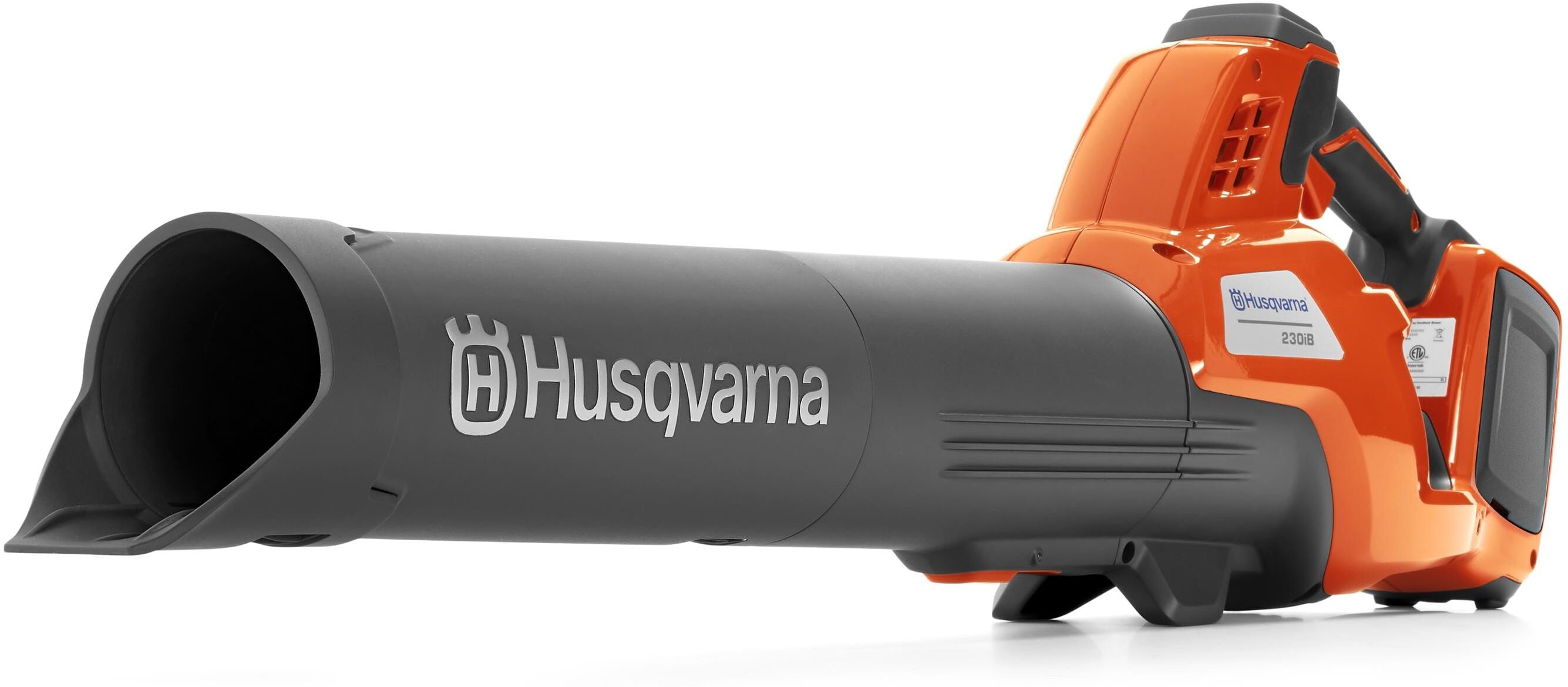 Akku-Laubbläser HUSQVARNA "230iB", schwarz, orange, Laubsauger, Akku-Laubbläser, Akkubläser ohne Akku und Ladegerät schwarz, orange Einheitsgröße