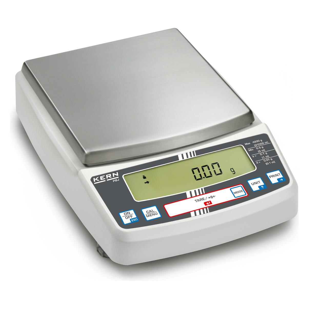 Kern Präzisionswaage Max 8200 g e=1 g d=0,1 g (PBJ 8200-1M)