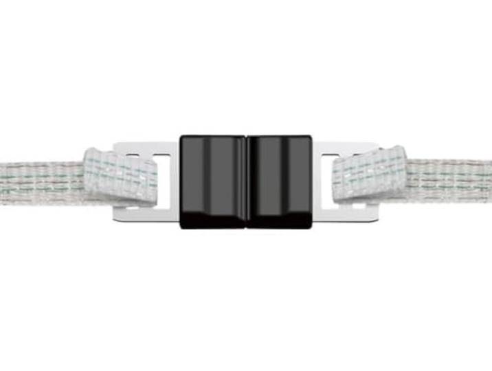 Kerbl 442000/056 Litzclip Bandverbinder voor 12,5 mm banden, roestvrij staal, 5 stuks