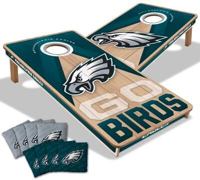 Skip's Garage Philadelphia Eagles NFL 2x4 Professional Cornhole Board Set