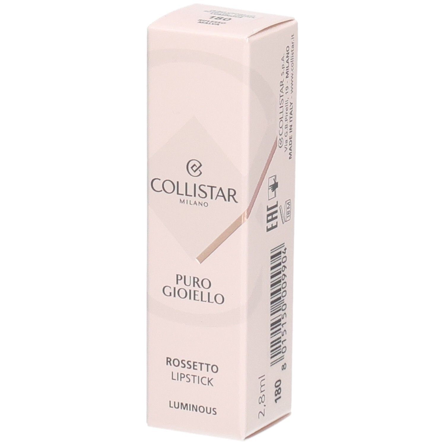 Collistar Puro Gioiello Lipstick Luminous 180 - Riflesso Malva 2,8ml 2,8 ml Stifte