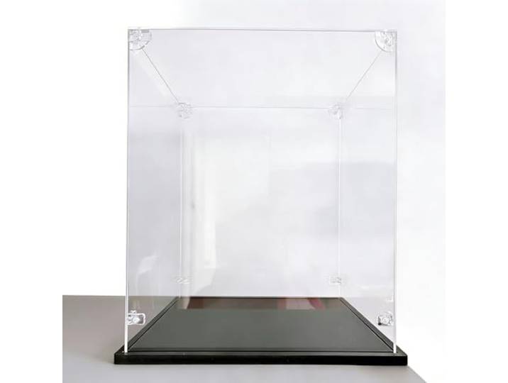 Acryl Vitrine 60X60, 70X70, 80X80cm, GroßE Acrylvitrine, Durchsichtige Quadratische Vitrine Sammlerfiguren, Staubdichte Aufbewahrungsvitrine Aus Kunststoff(50x50x80cm/20x20x31in)