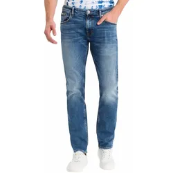 Cross Herren Jeans Slim Fit Damien in blue Used Optik-W40 / L38