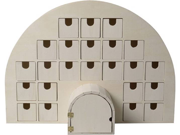 Artemio Adventskalender iglo 44\,5x15\,5x32 cm