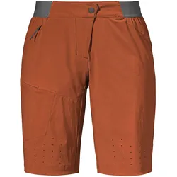 Schöffel, Damen, Velohosen, Shorts Mellow Trail (S), Rot, Braun