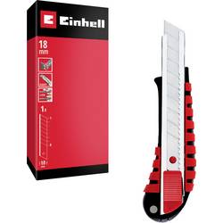 Einhell 15119 Einhell Abbrechklingenmesser 18 mm (Metallgehäuse, Abbrechklinge, Edelstahlführung, Autolock-Funktion, manuelle Längeneinstellung, vielseitige