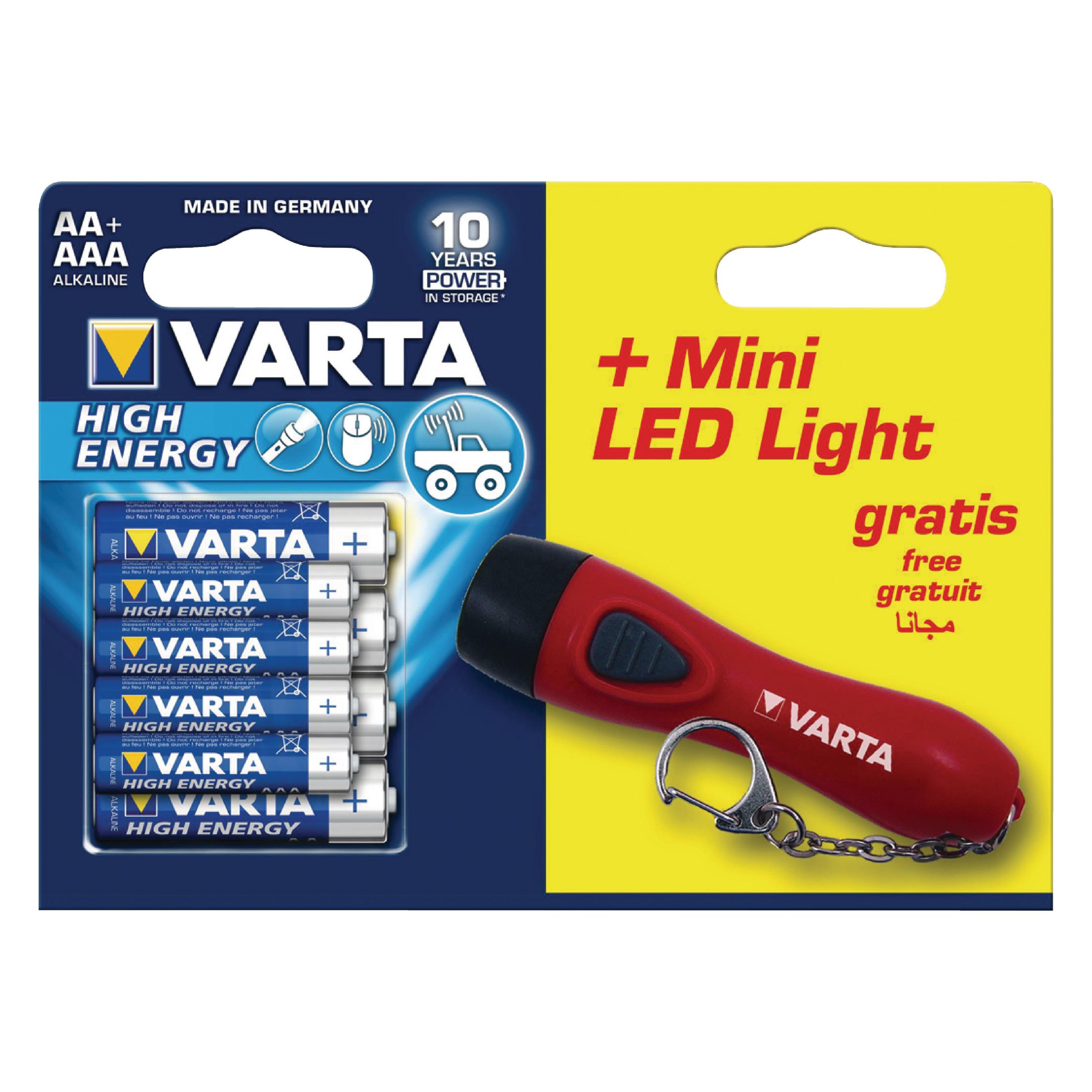 Varta High Energy 4xaa+4xaaa (8 Stk., AA) (92400 121 812)