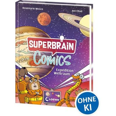 Superbrain-Comics - Expedition Weltraum, Gebundene Ausgabe von Rosemary Mosco, Loewe, 978-3-7432-1847-5