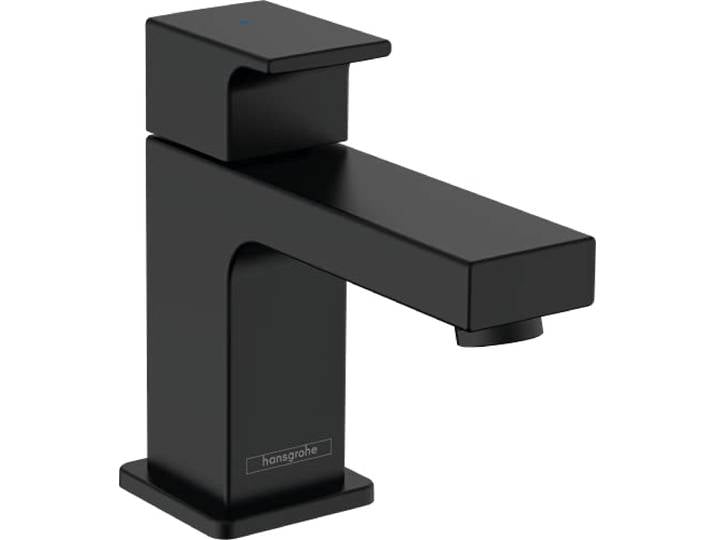 hansgrohe Vernis Shape Robinet de lave-mains 70 eau froide sans tirette ni vidage\, noir mat\, 71592670