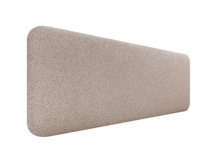 DHOME Tête de lit capitonnée tissu Aqualine Sable 160cm acoustique pour chambre