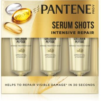Pantene Pro-V Serum Shots sérum para cabelo 3x15 ml. Pro-V Serum Shots