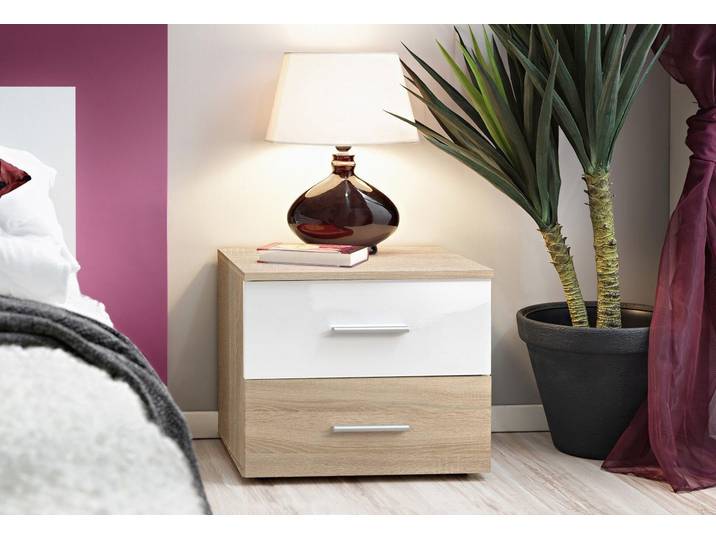 Xlmoebel Nachttisch Beiger Designer Holz Möbel für modernes Schlafzimmer, Made in Europa