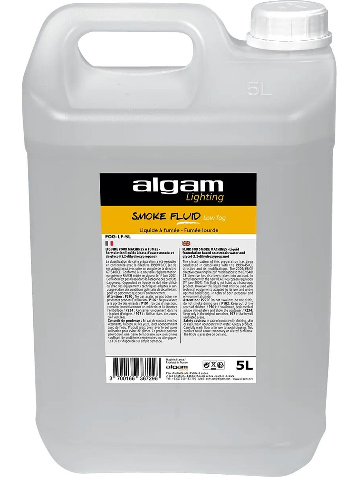 Algam Lighting 5 Liter Nebelfluid - Heavy - hohe Dichte