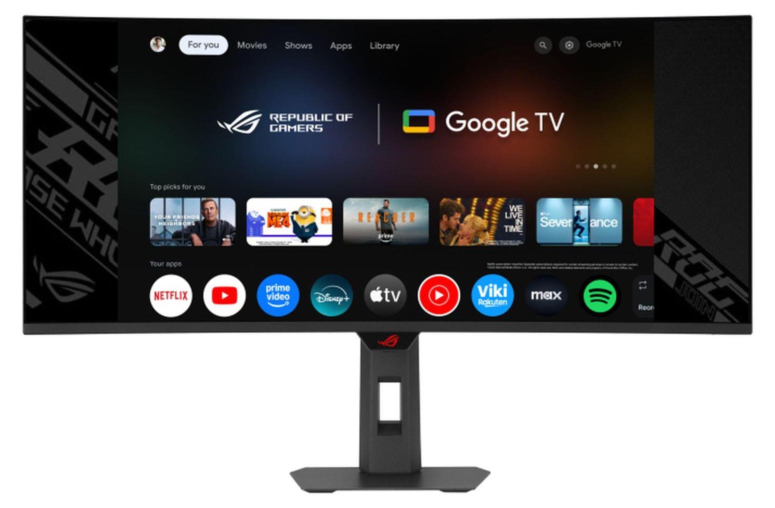 ASUS ROG Strix OLED XG34WCDMTG, 86,4 cm (34"), 3440 x 1440 Pixel, UltraWide Quad HD, QD-OLED, 0,03 ms, Schwarz