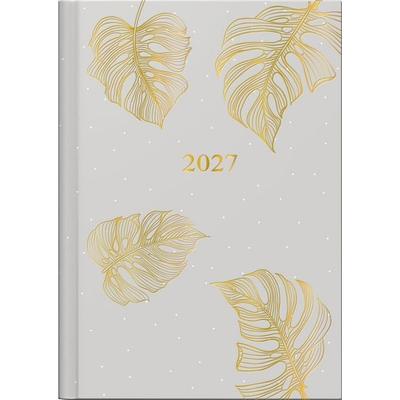 rido/idé 7018307017 Taschenkalender Mod. Technik III 2027 'Monstera' A6, Papier