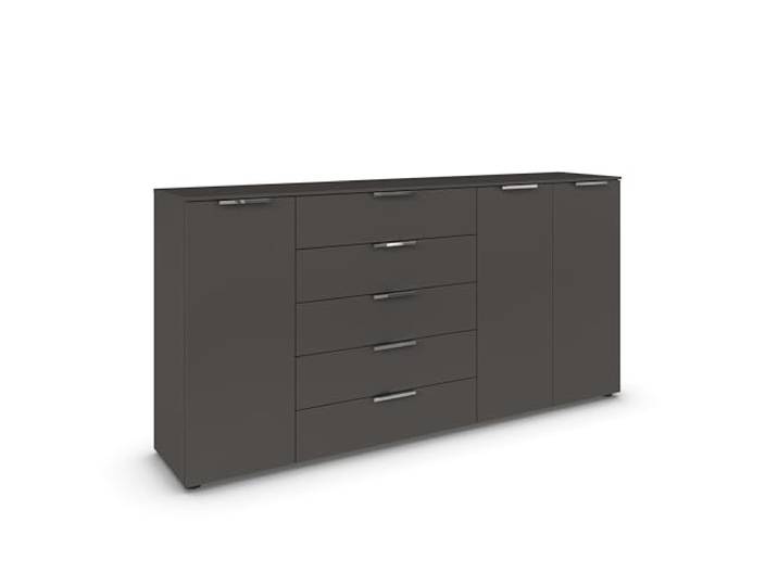 Rauch Möbel Flipp, Kommode, Farbe Graphit, Breite 199 cm