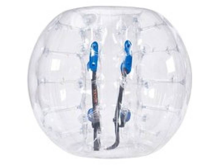 VEVOR Aufblasbarer Bump Ball Bumper Stoßball 1 Stk. 1,2 m x 1,03 m, Menschlicher Kollisionsball, PVC-Körperblasen-Bounce-Ball für Outdoor-Aktivitäten, Transparente Punkte Aufblasbarer Bumper Ball