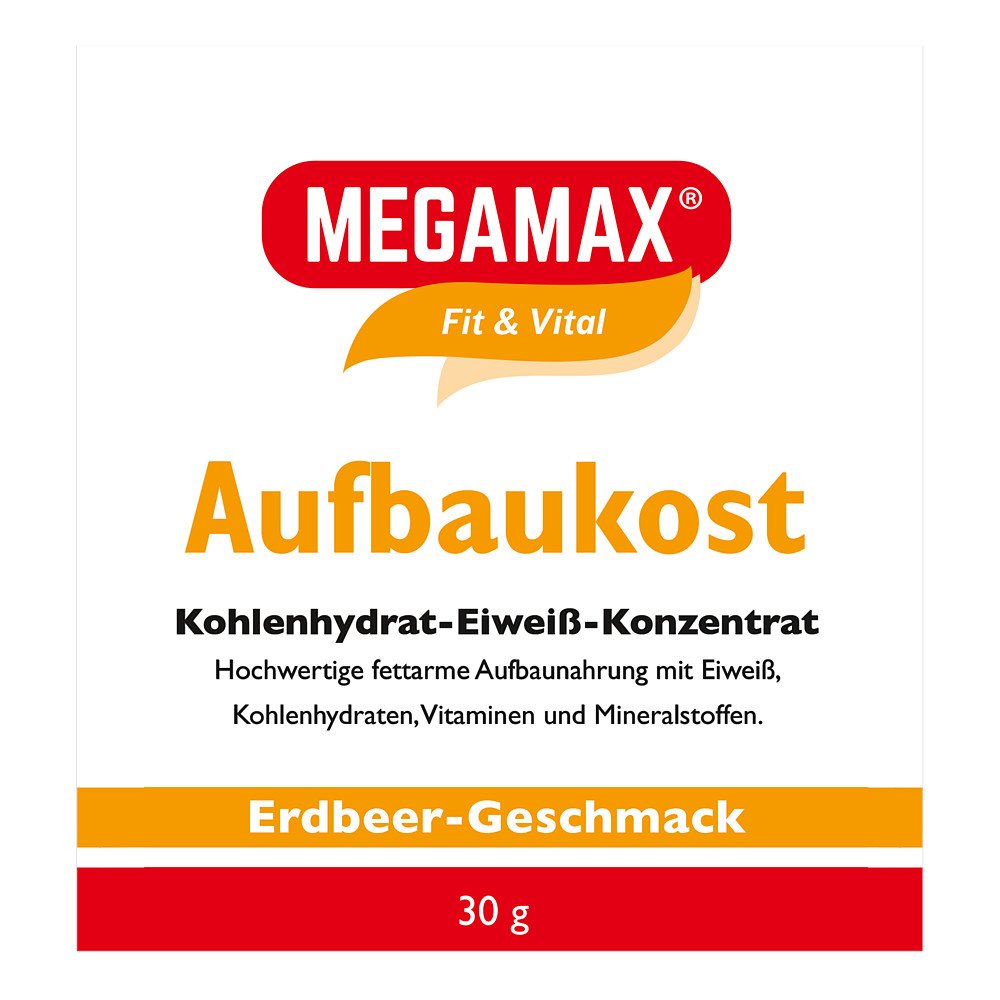 Megamax B.V. Megamax Aufbaukost Erdbeere Pulver 12896160