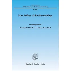 Max Weber als Rechtssoziologe, Fachbücher