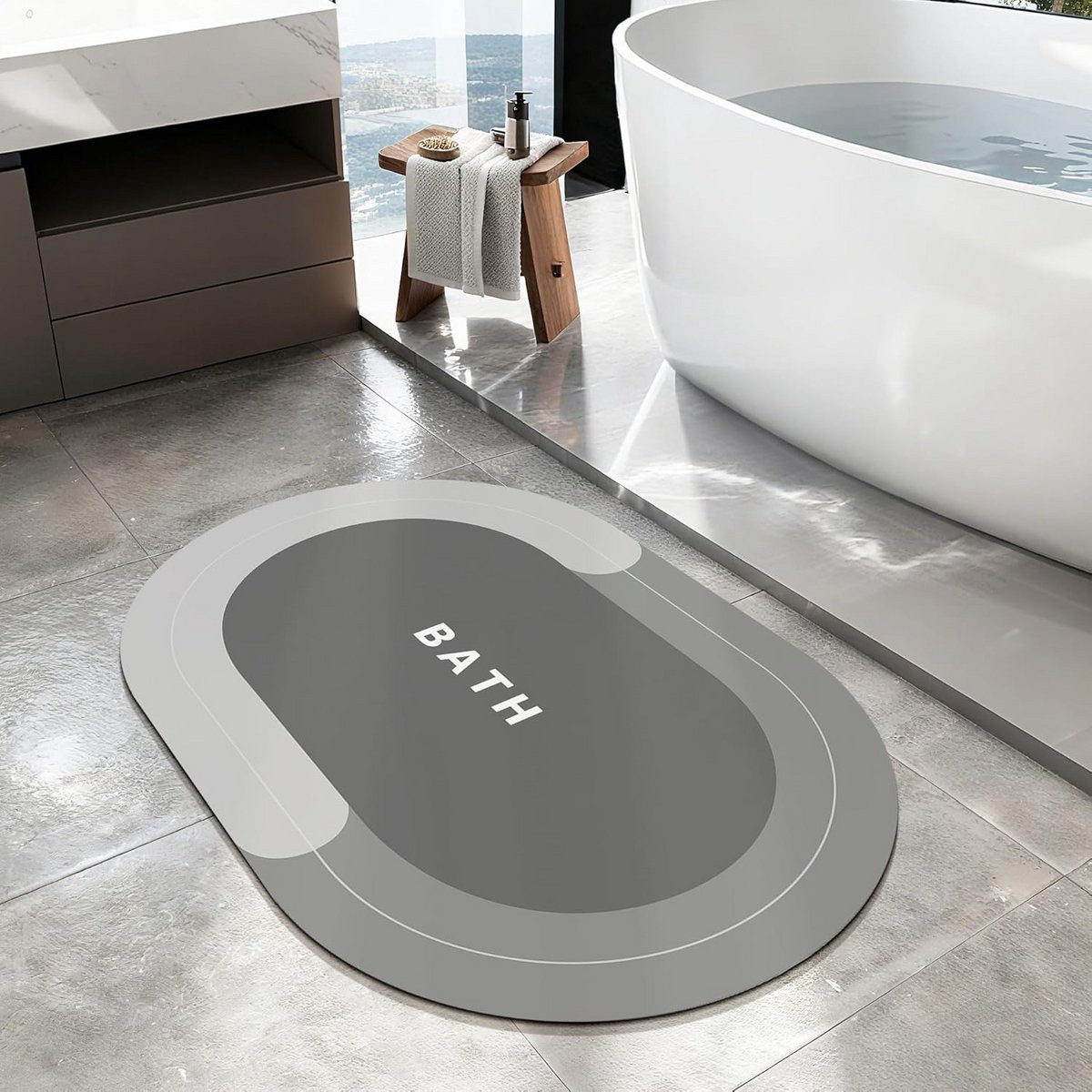 Extra absorberende antislip badmat en douchemat voor de badkamer