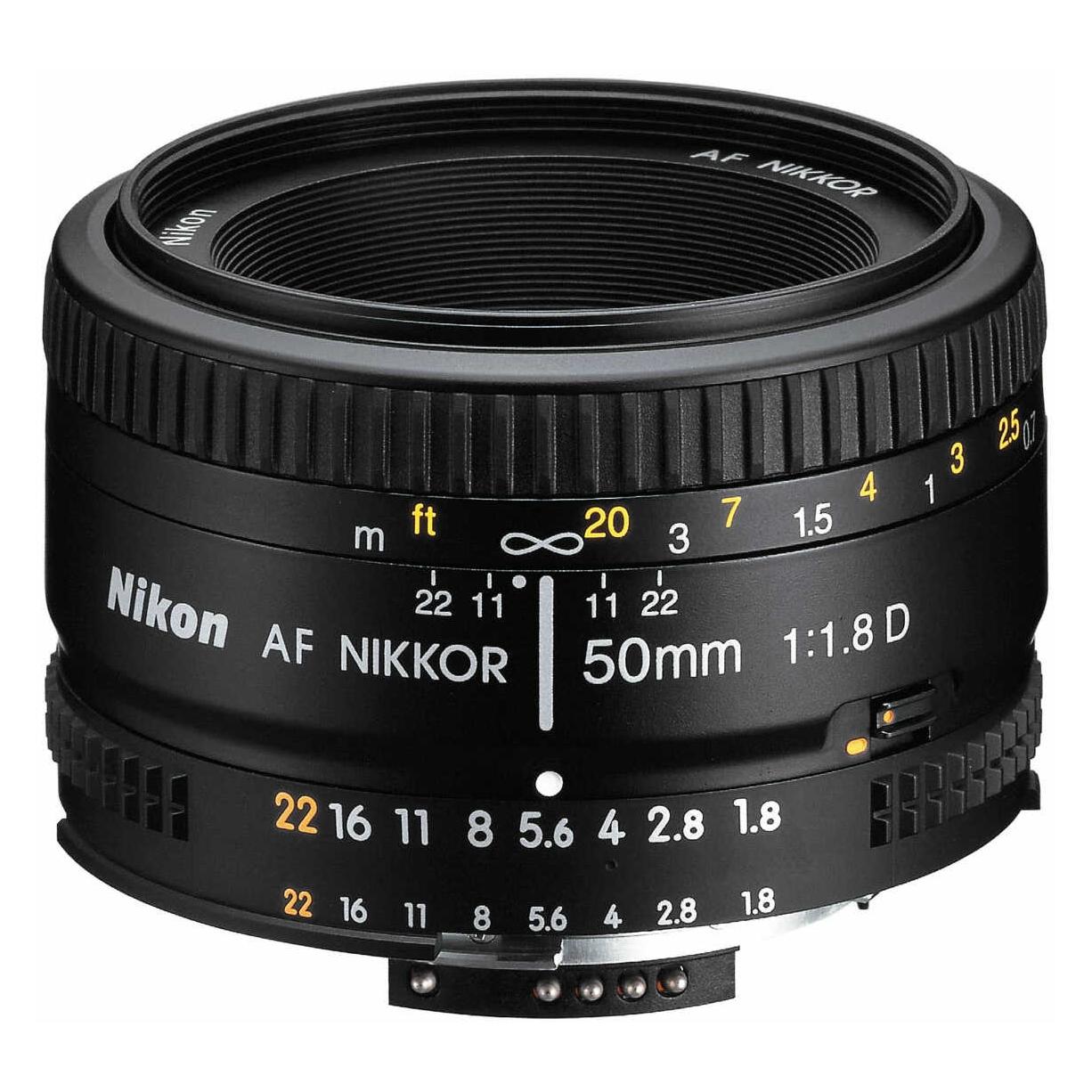 Nikon Nikkor 50mm f/1.8D AF (Nikon F, Vollformat) (JAA013DA)
