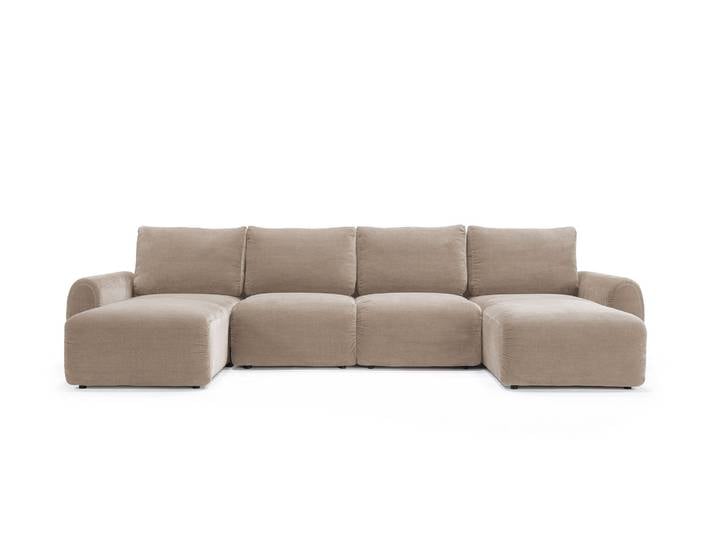 Innovation Living Norum Sofabett U-Form mit Armlehnen